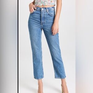reformation cynthia cropped jeans